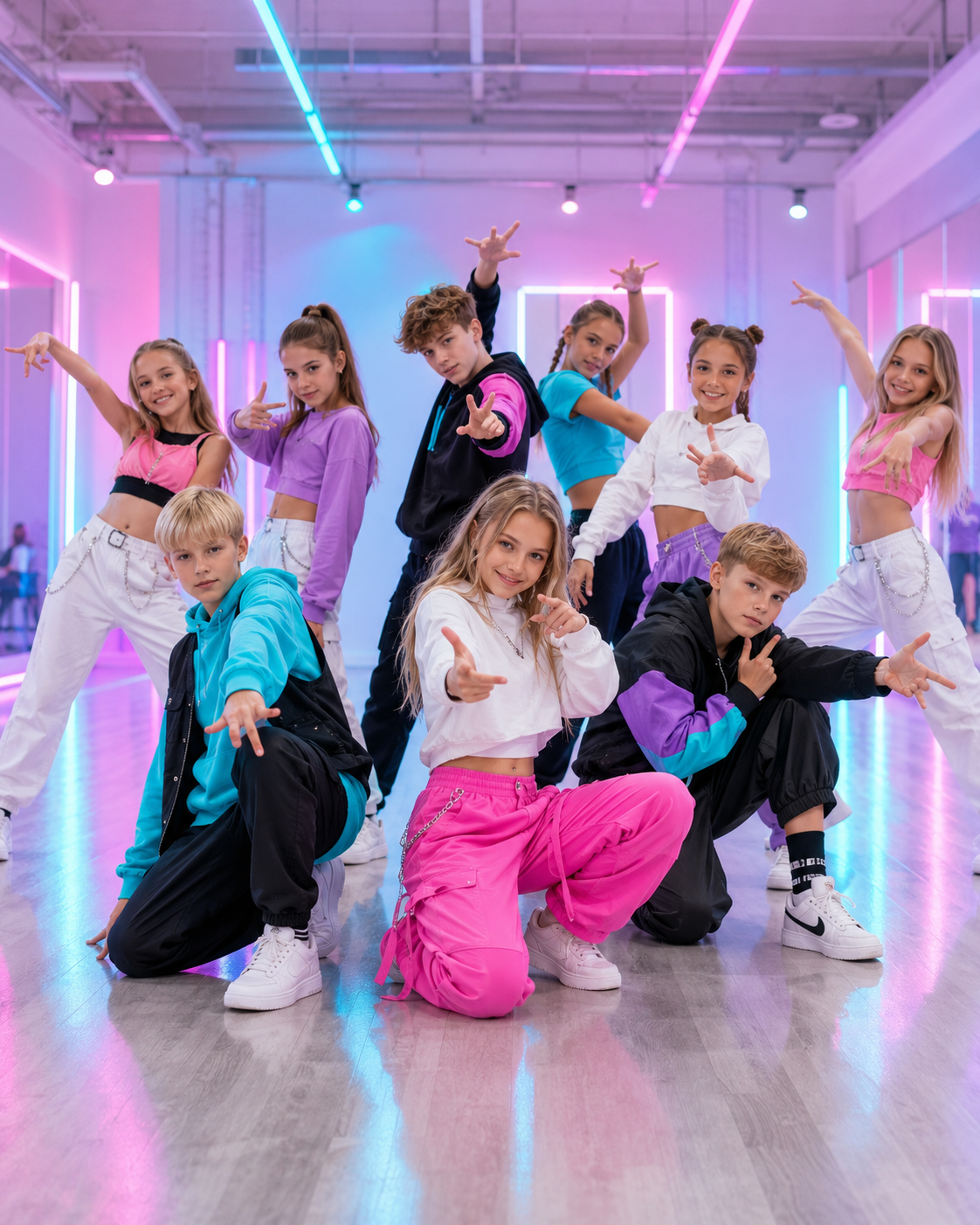 Deti a mladí tanečníci K-POP KE Academy Košice