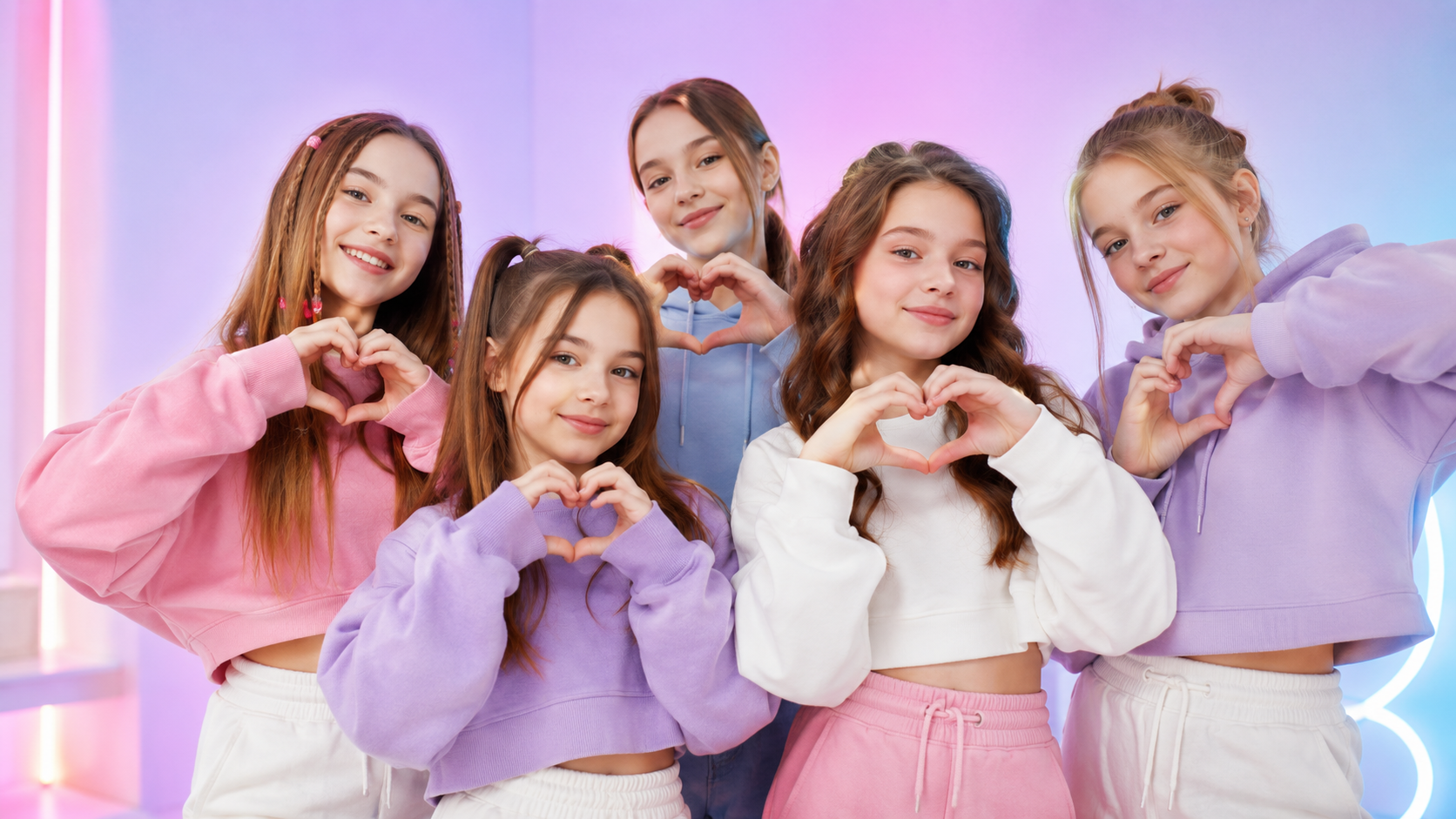 Deti a tínedžeri počas tréningu v K-POP KE Academy Košice