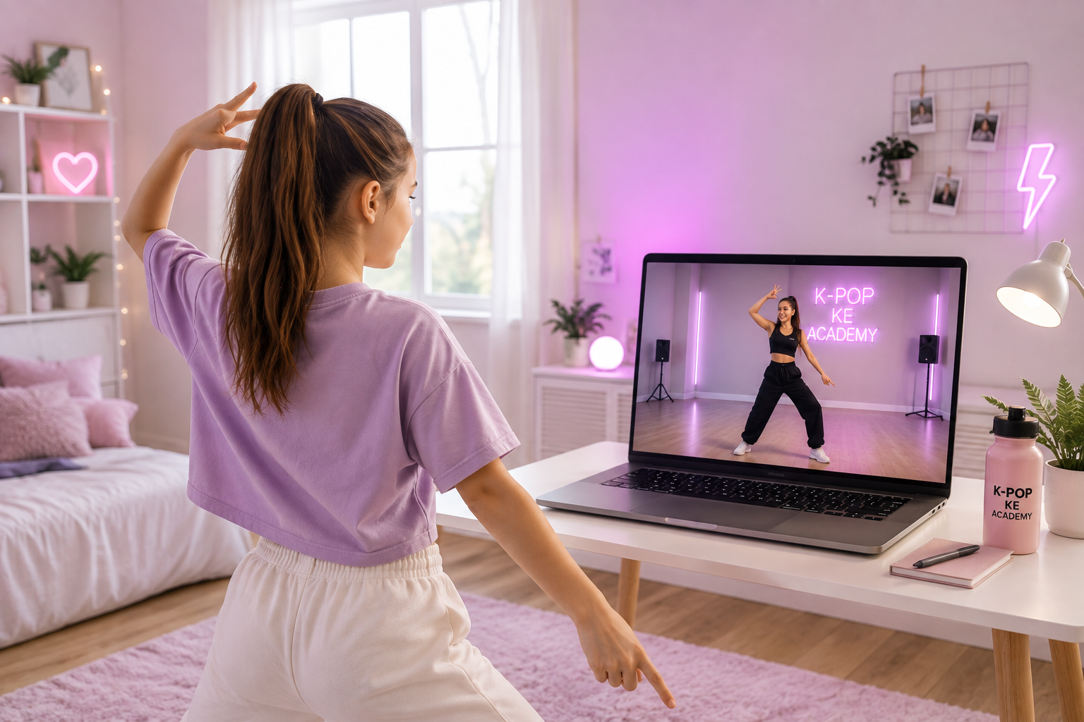 K-POP ONLINE tréning K-POP KE Academy