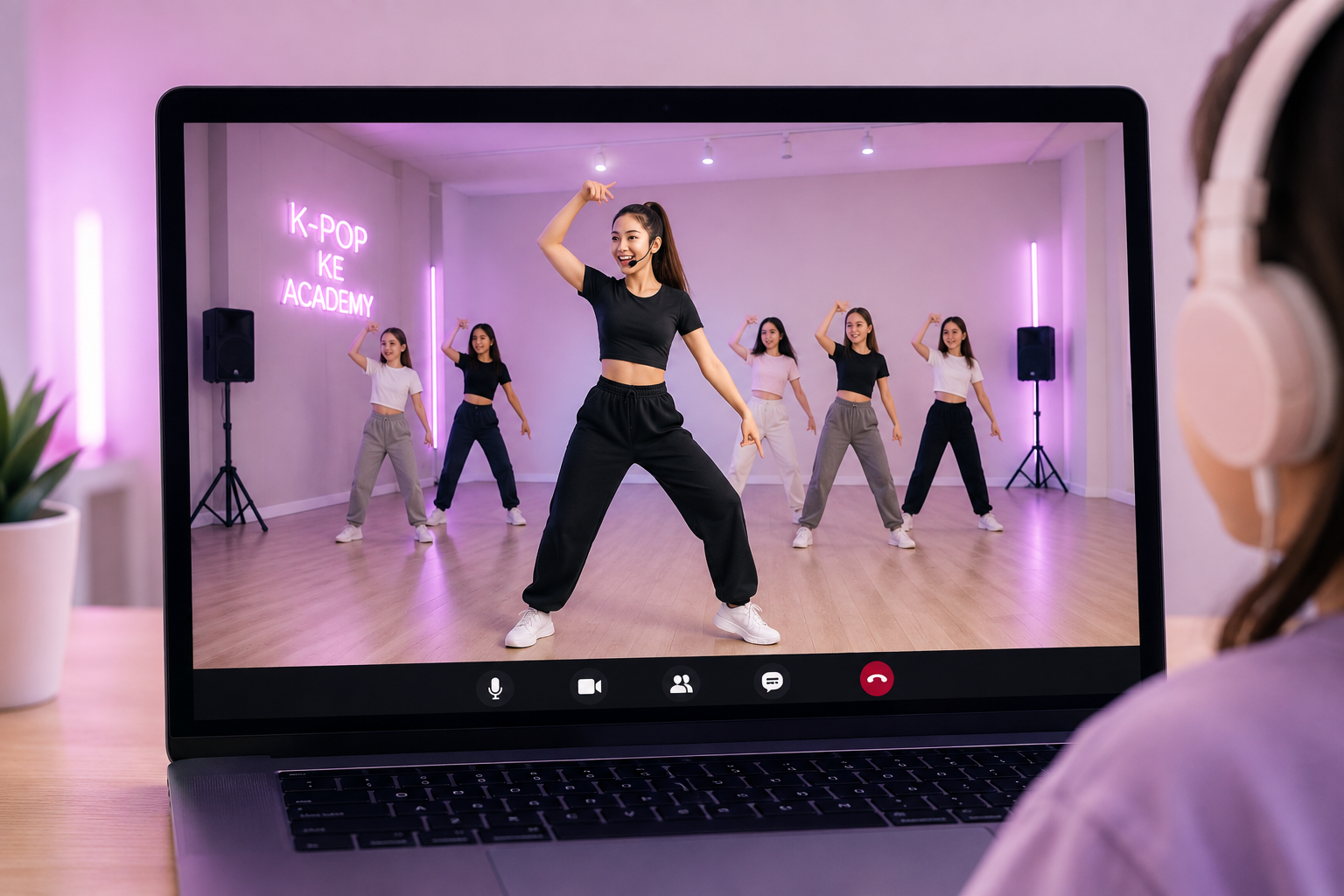 K-POP ONLINE LIVE tréning K-POP KE Academy